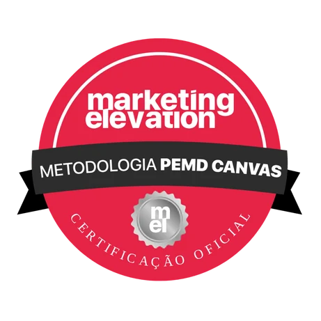 Selo de Certificação Oficial: Metodologia PEMD Canvas (Marketing Elevation)